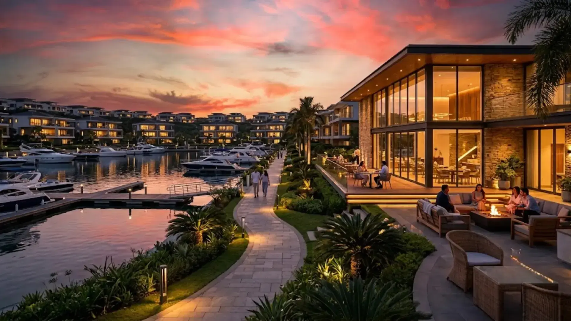 Nagpur Marina plotted development featuring waterfront spaces, landscaped surroundings and luxury lifestyle amenities
