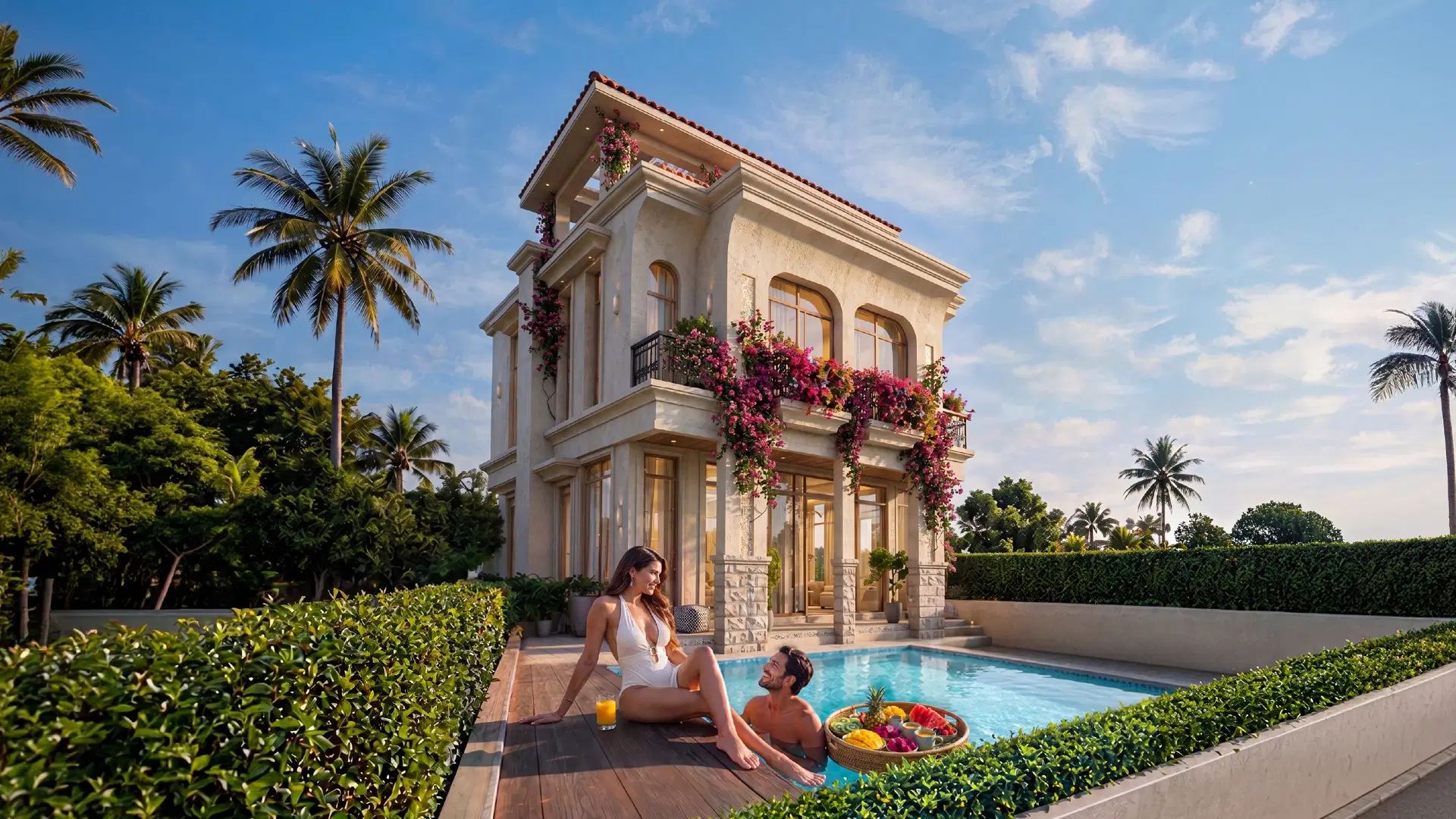 Miros Riviera Resort Villas at Gulf of Goa with a luxury private pool villa in Goa